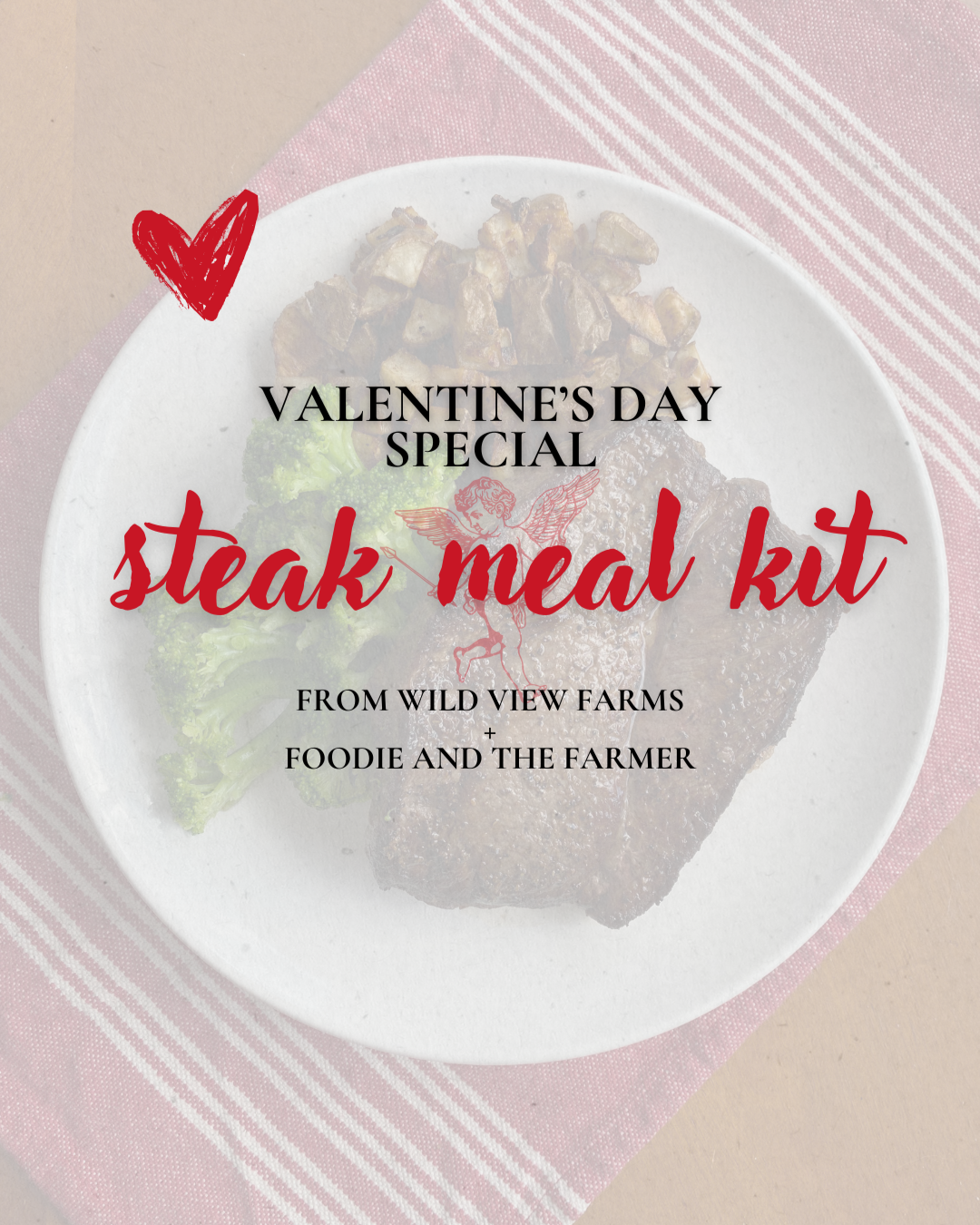 Valentine's Day Steak Meal Kit